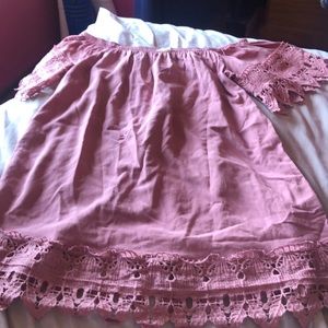 off the shoulder dress